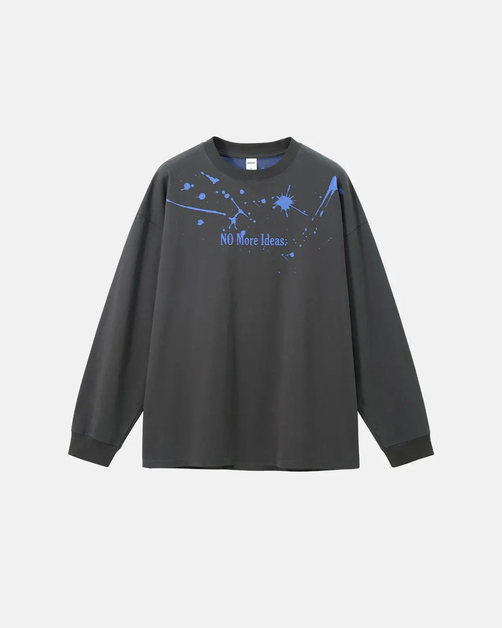 Inflation Laser Burning Streetwear Tee featuring bold graphic design on black cotton fabric, casual fit for street style fashion.