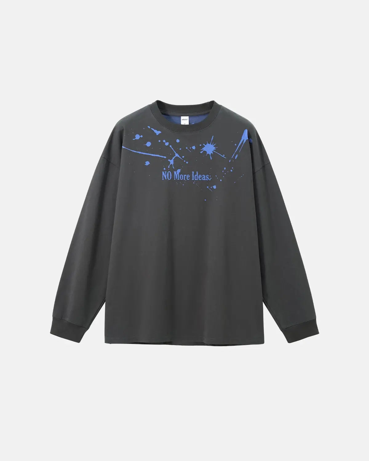 Inflation Laser Burning Streetwear Tee featuring bold graphic design on black cotton fabric, casual fit for street style fashion.