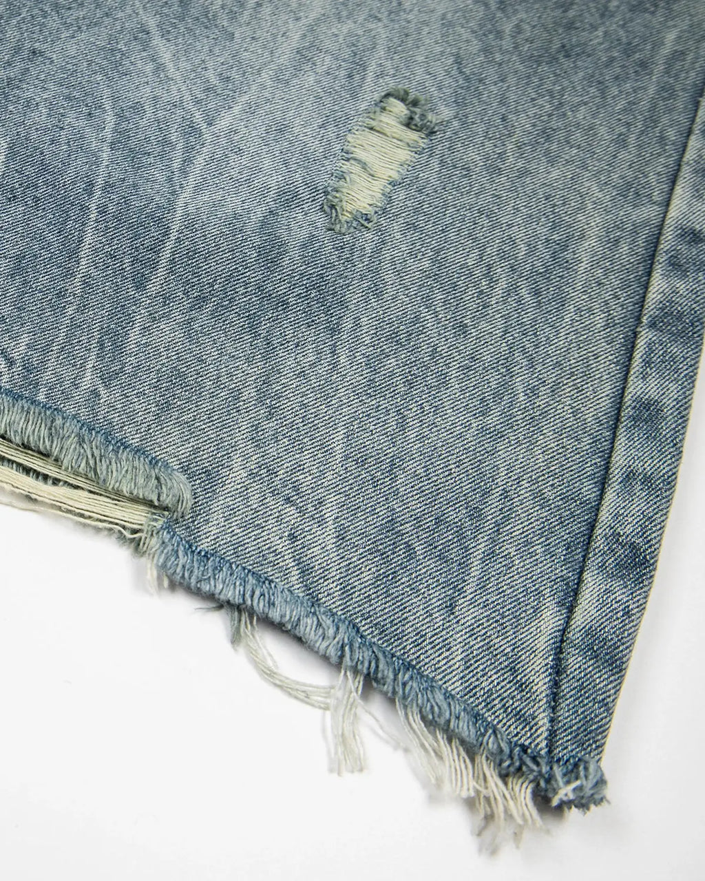 Inflation Leopard Patchwork Jorts featuring a stylish patchwork design and leopard print, casual denim-style pants for streetwear fashion.