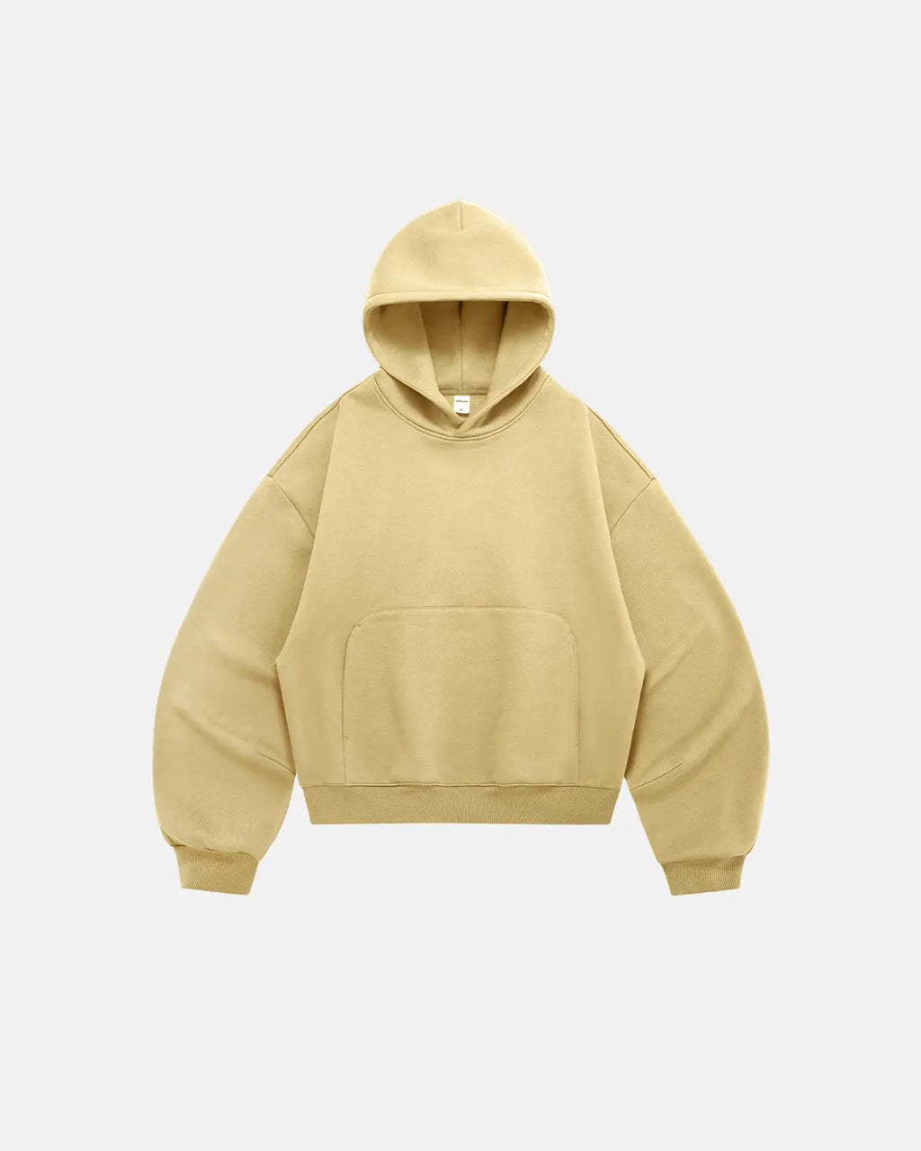 Blank comfy boxy fit hoodie by INFLATION, featuring a relaxed fit and soft fabric, perfect for streetwear style.