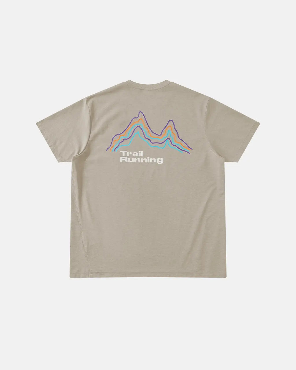 INFLATION AirFlow Trail Graphic Breathable Tee featuring vibrant trail-themed design and lightweight, breathable fabric for active wear.