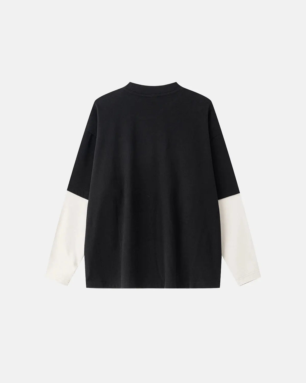 Color block long sleeve tee from Inflation Streetwear featuring vibrant color blocking and comfortable fit.
