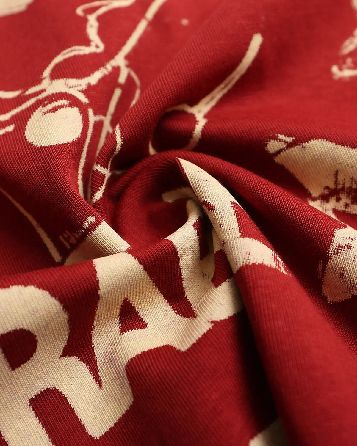 Vintage layered graphic long sleeve T-shirt by INFLATION with bold streetwear design and colorful print on soft fabric.