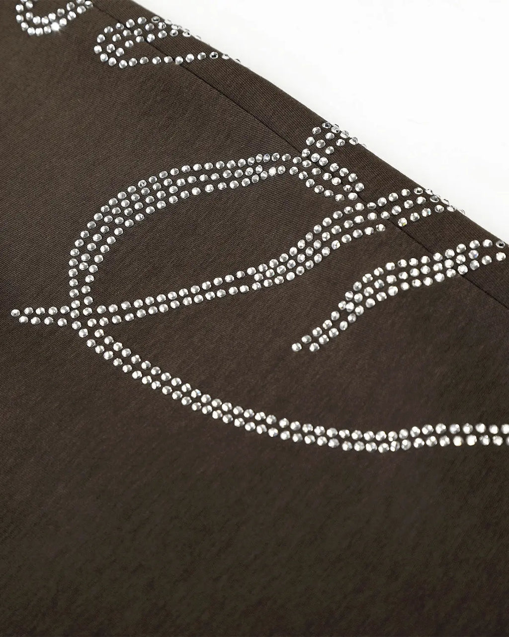 Inflation Streetwear rhinestone baggy joggers with sparkling embellishments, casual fit, and trendy streetwear style.