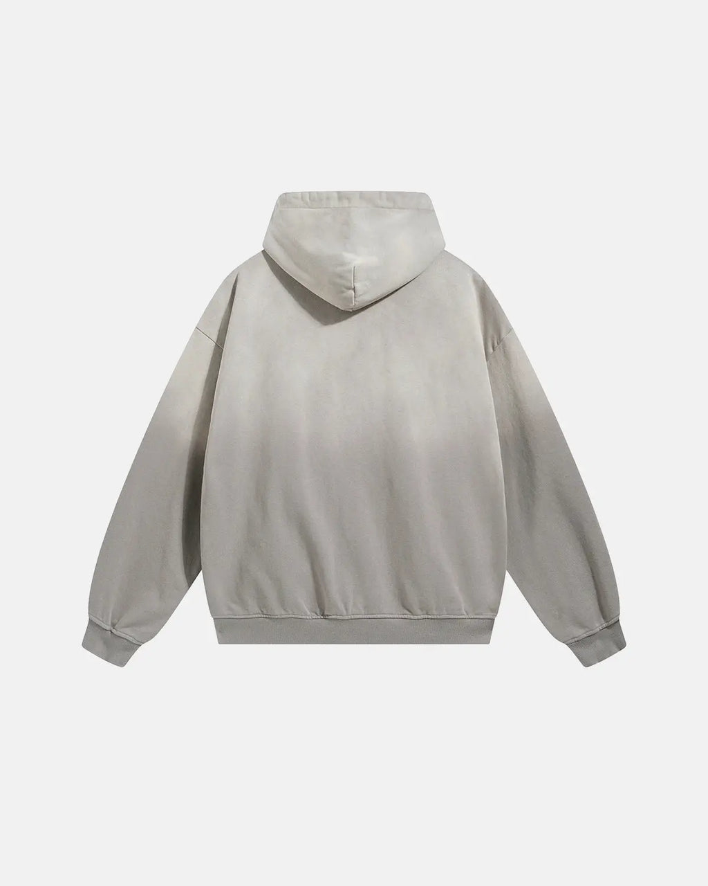 Inflation Monkey Wash French Terry zip-up hoodie featuring a playful monkey graphic on the front, casual and comfortable fit.
