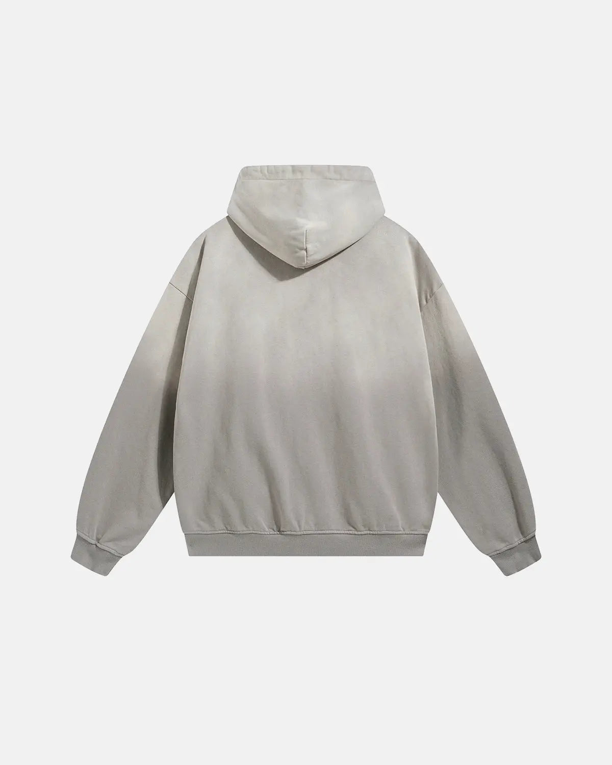 Inflation Monkey Wash French Terry zip-up hoodie featuring a playful monkey graphic on the front, casual and comfortable fit.