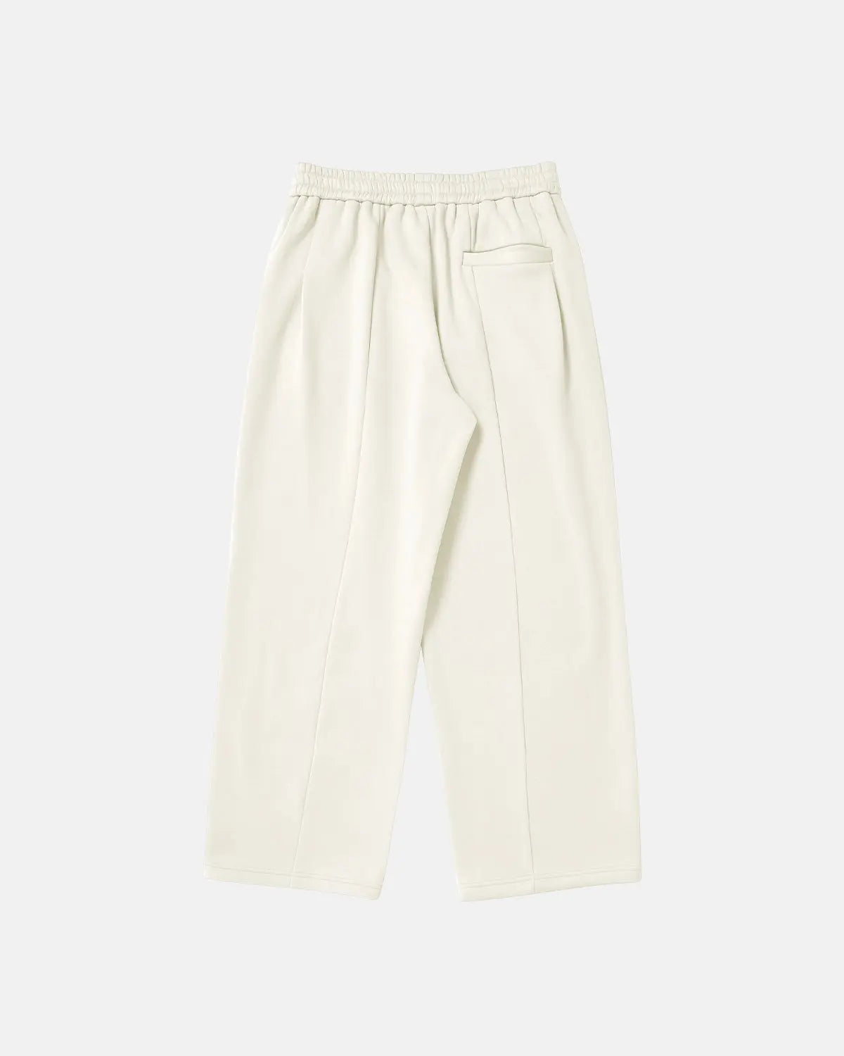 Unisex INFLATION straight-leg cozy sweatpants in soft fabric, shown in a neutral color with a comfortable fit.