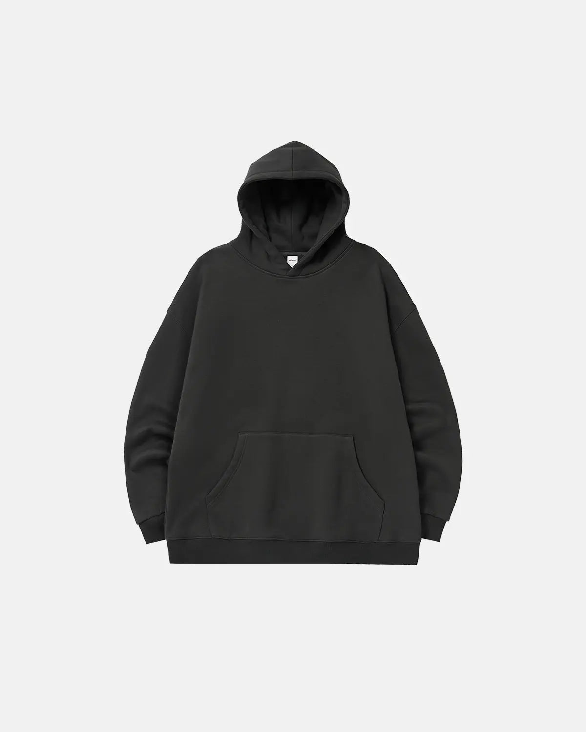 Inflation Premium Thermal Oversized Hoodie in cozy, warm fabric with a relaxed fit and hood, perfect for cold weather.