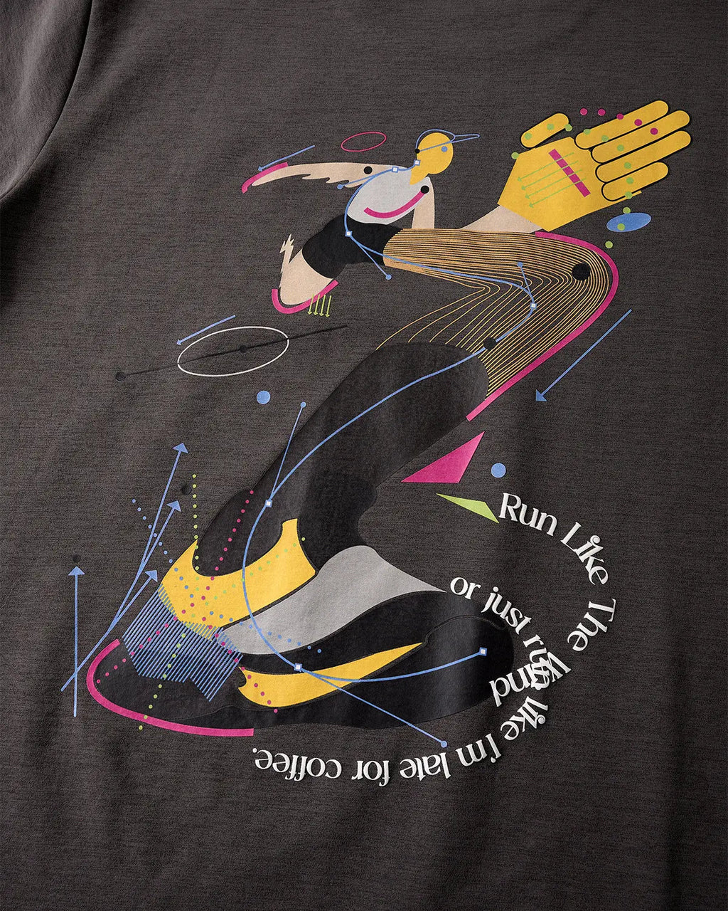 Inflation Streetwear contrast stitching graphic tee featuring bold print and stylish design, casual men's fashion shirt.