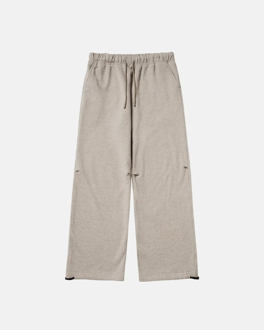 Inflation Premium Straight Leg Sweatpant in gray, featuring a relaxed fit and elastic waistband, displayed on a hanger.