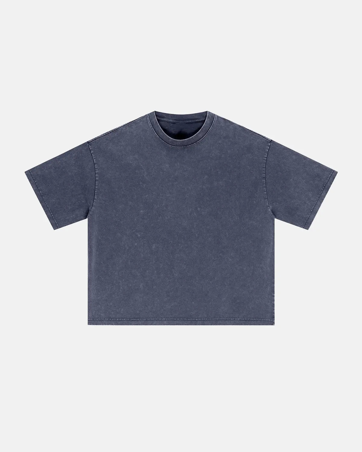 Inflation Snow Washed Heavyweight Boxy T-Shirt in neutral color, featuring a relaxed fit and minimal branding, casual streetwear style.