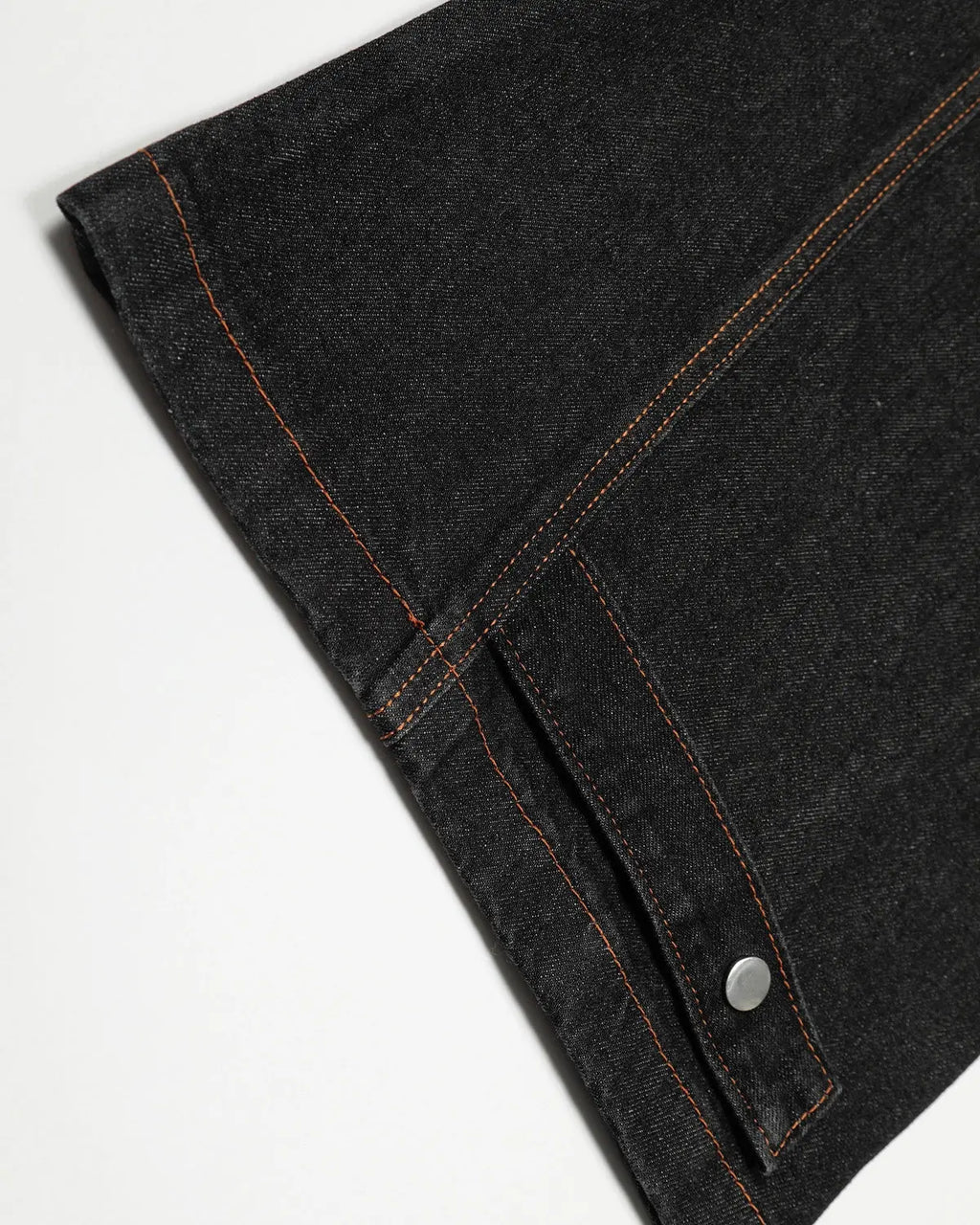 Black Super Barrel Jeans by INFLATION, stylish streetwear pants with a relaxed fit and unique barrel silhouette visible in the image.