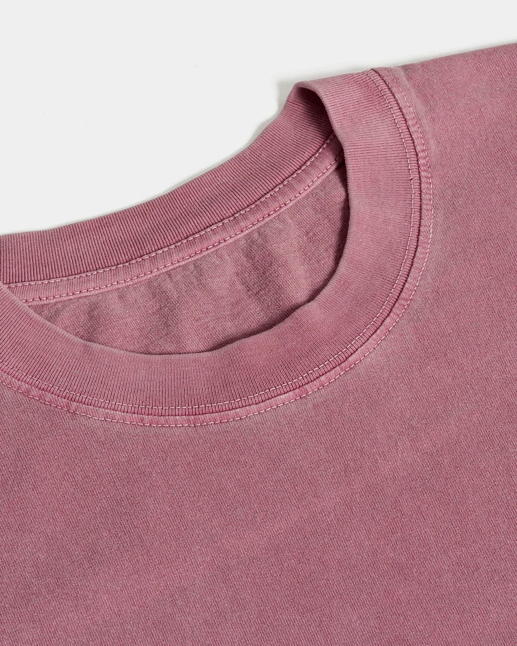 Acid washed cotton T-shirt by INFLATION, featuring a relaxed fit and distressed, vintage-style fabric for streetwear fashion.