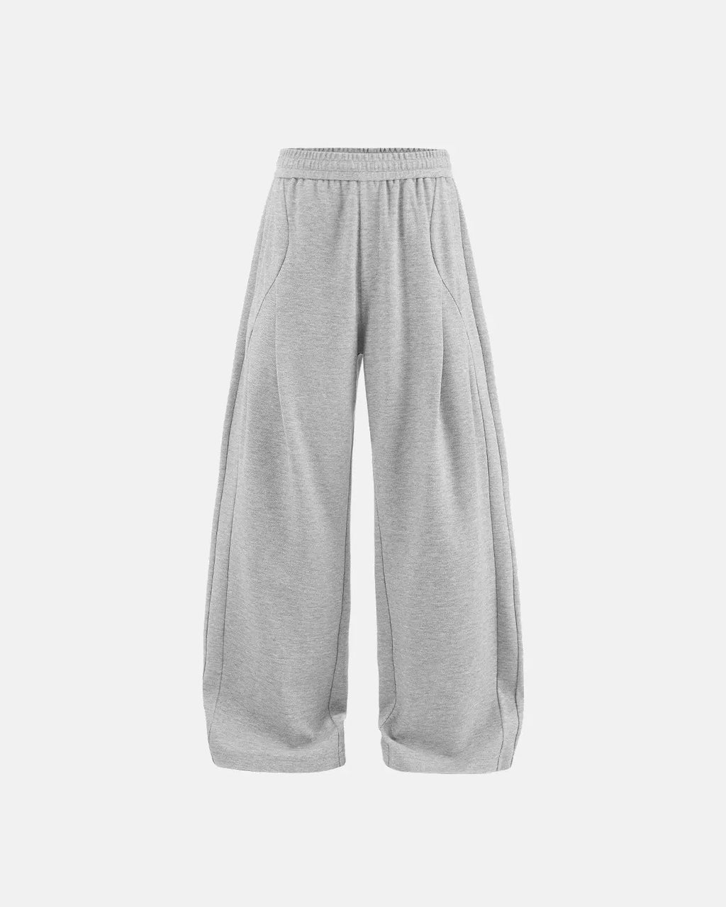 Deconstructed wide-leg sweatpants by INFLATION, featuring relaxed fit, oversized design, and casual streetwear style.