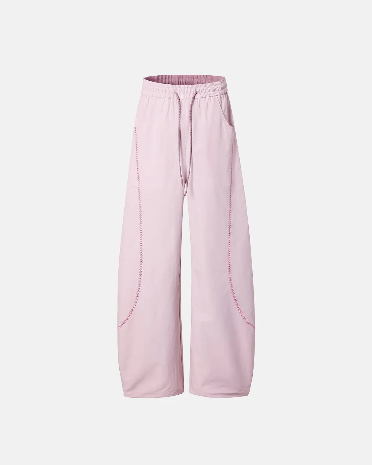 INFLATION AirFlow Contrast Embroidered Track Pants with breathable fabric and stylish embroidered details, designed for active wear.
