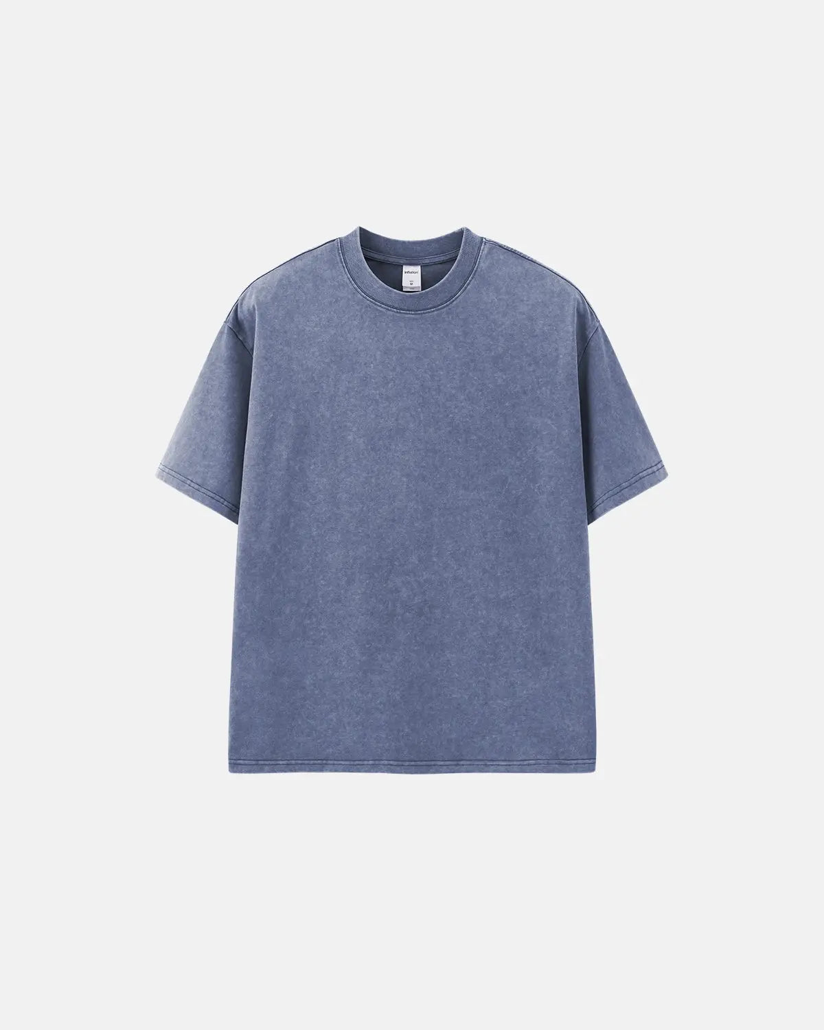 Inflation Streetwear Snow Flakes Wash Tee featuring a snowflake graphic design on a casual T-shirt.