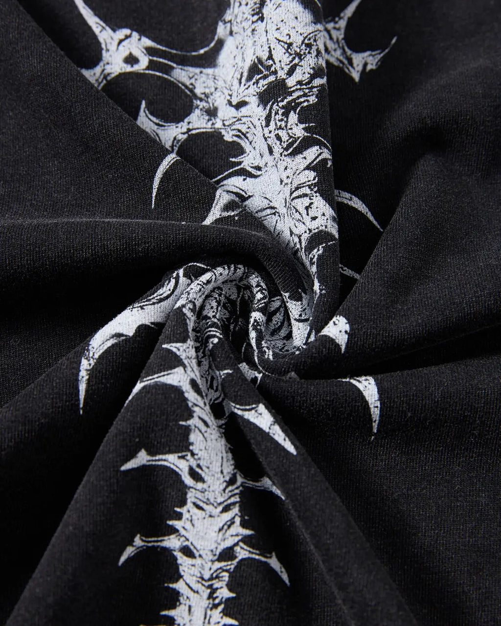 Distressed painted graphic boxy T-shirt by INFLATION Streetwear showing a bold, artistic design on a casual fit t-shirt.