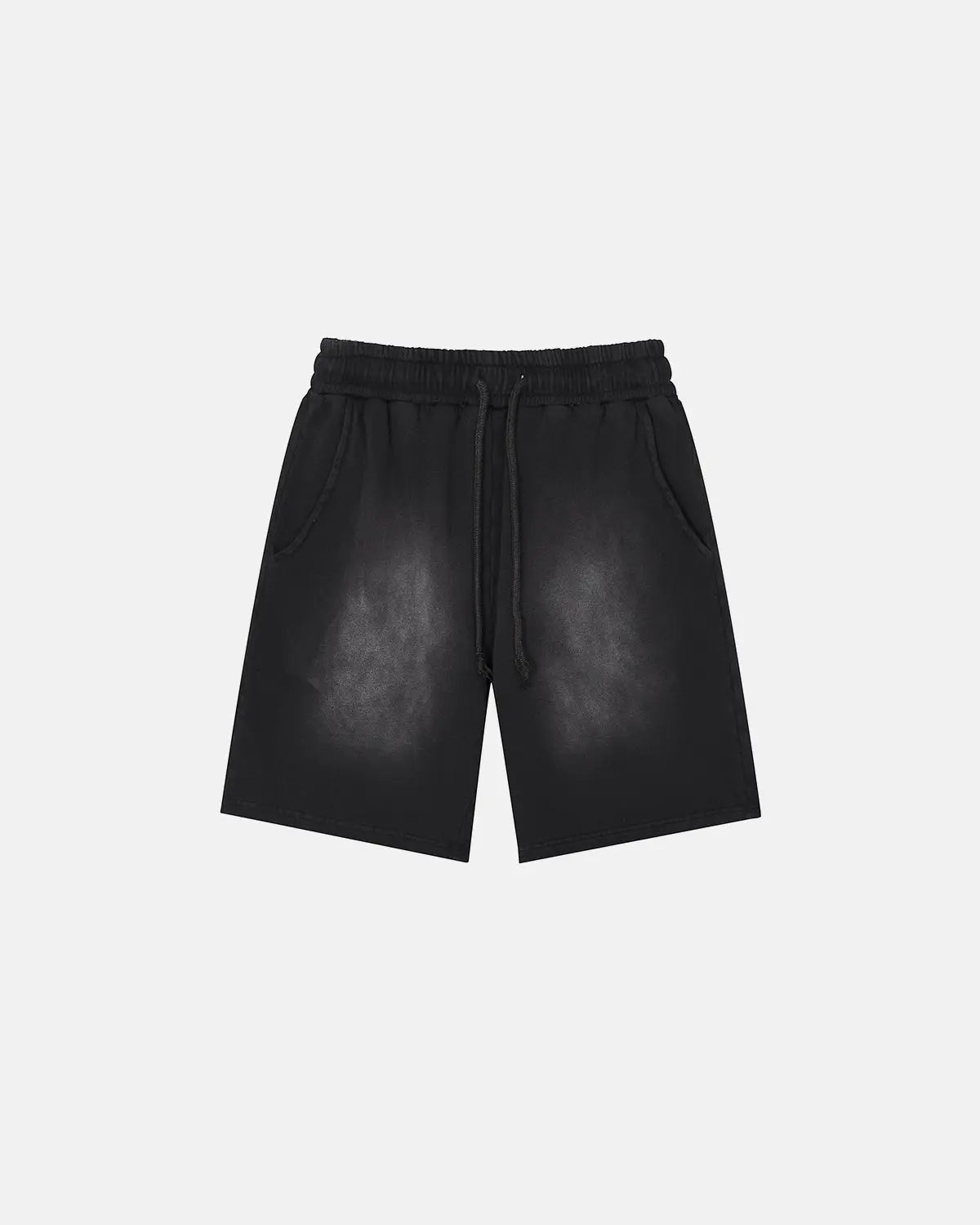 INFLATION Monkey Washed Sweat Shorts, casual pants with a relaxed fit, featuring a washed fabric and streetwear style.