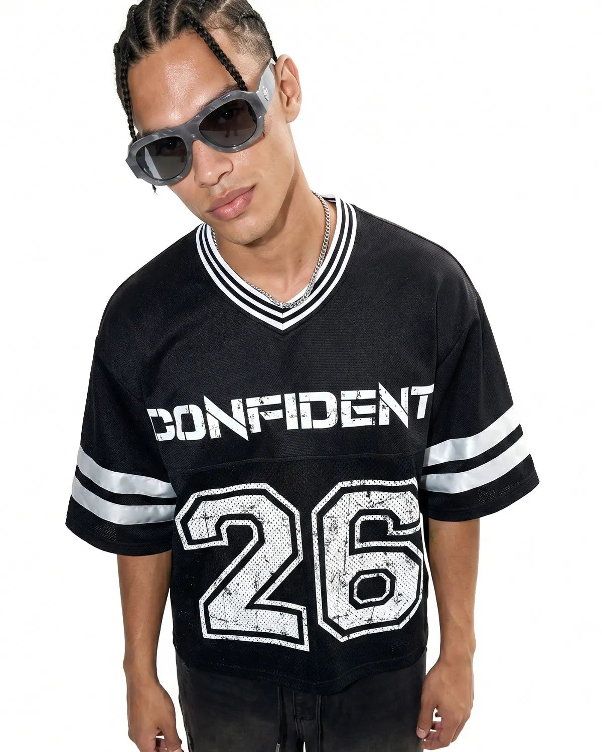 Vintage Number Mesh Jersey from Inflation Streetwear featuring bold numbers and breathable mesh fabric.