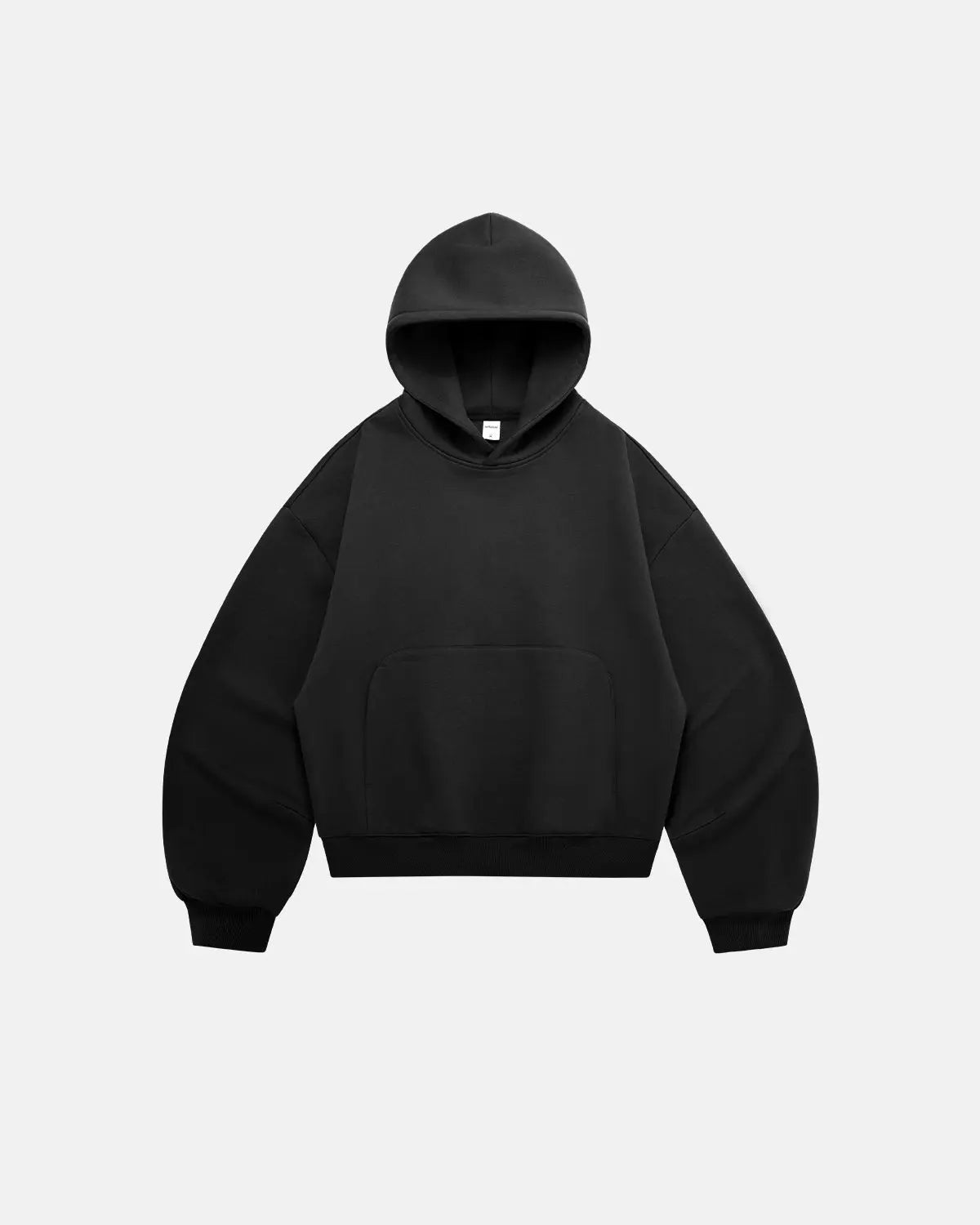Blank comfy boxy fit hoodie by INFLATION, featuring a relaxed fit and simple design, shown in a neutral color.