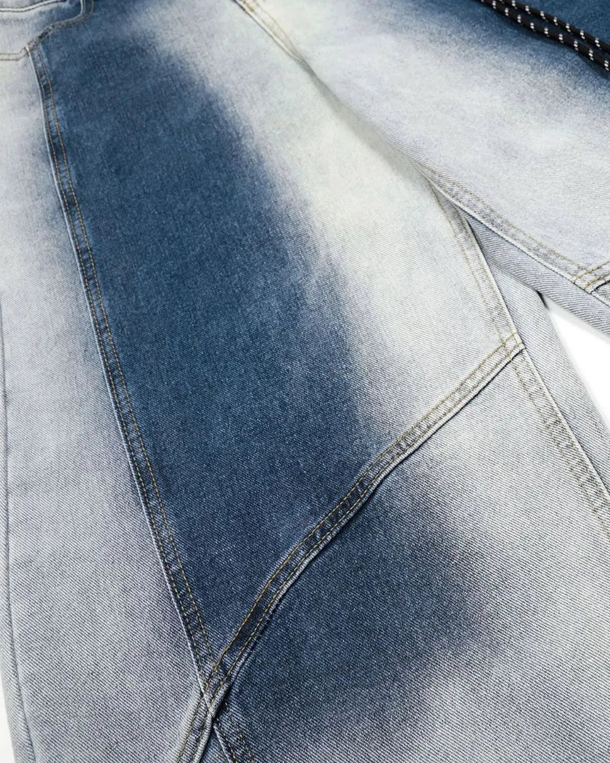 Inflation Monkey Wash Baggy Barrel Jeans displayed on a model, showcasing relaxed fit and stylish streetwear design.