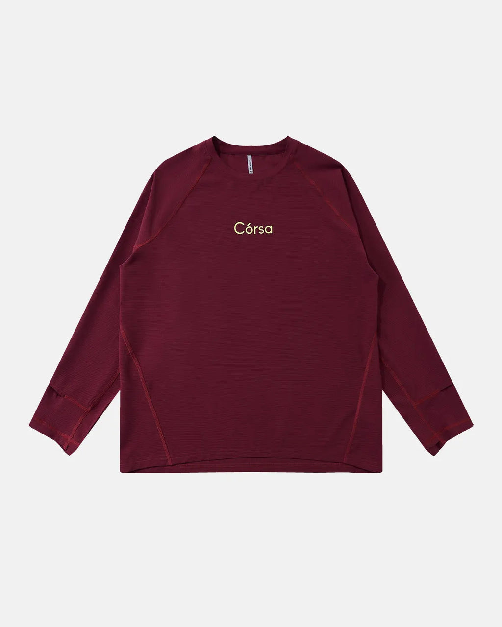 Inflation AirFlow Córsa breathable long sleeve tee in black, featuring lightweight fabric and stylish streetwear design.