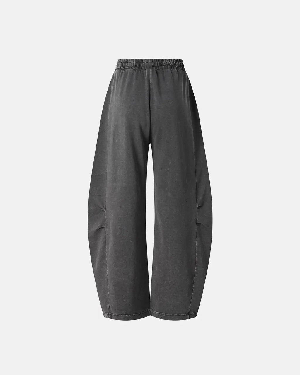 Distressed acid washed barrel sweatpants by INFLATION Streetwear, featuring a relaxed fit and vintage-inspired design.
