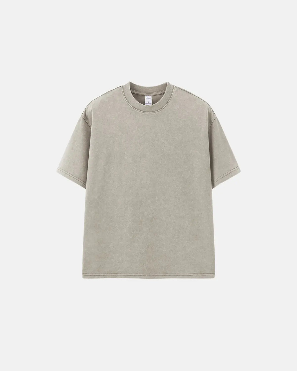 Inflation Streetwear Snow Flakes Wash Tee featuring a white T-shirt with snowflake graphics and a casual fit.