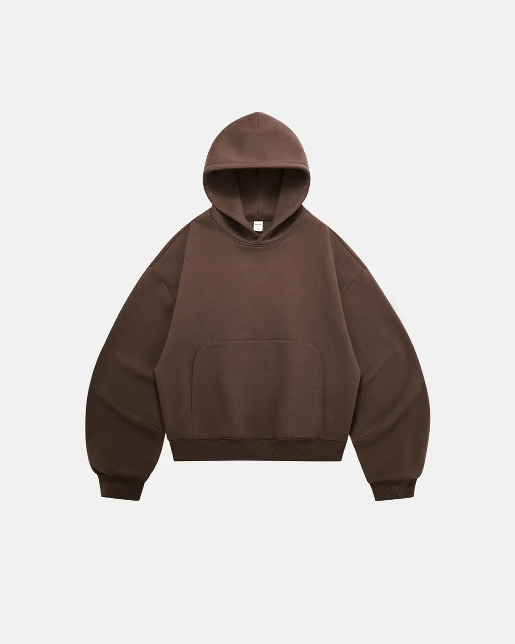 Blank Comfy Boxy Fit Hoodie by INFLATION, stylish streetwear with a relaxed fit, shown in a neutral color.