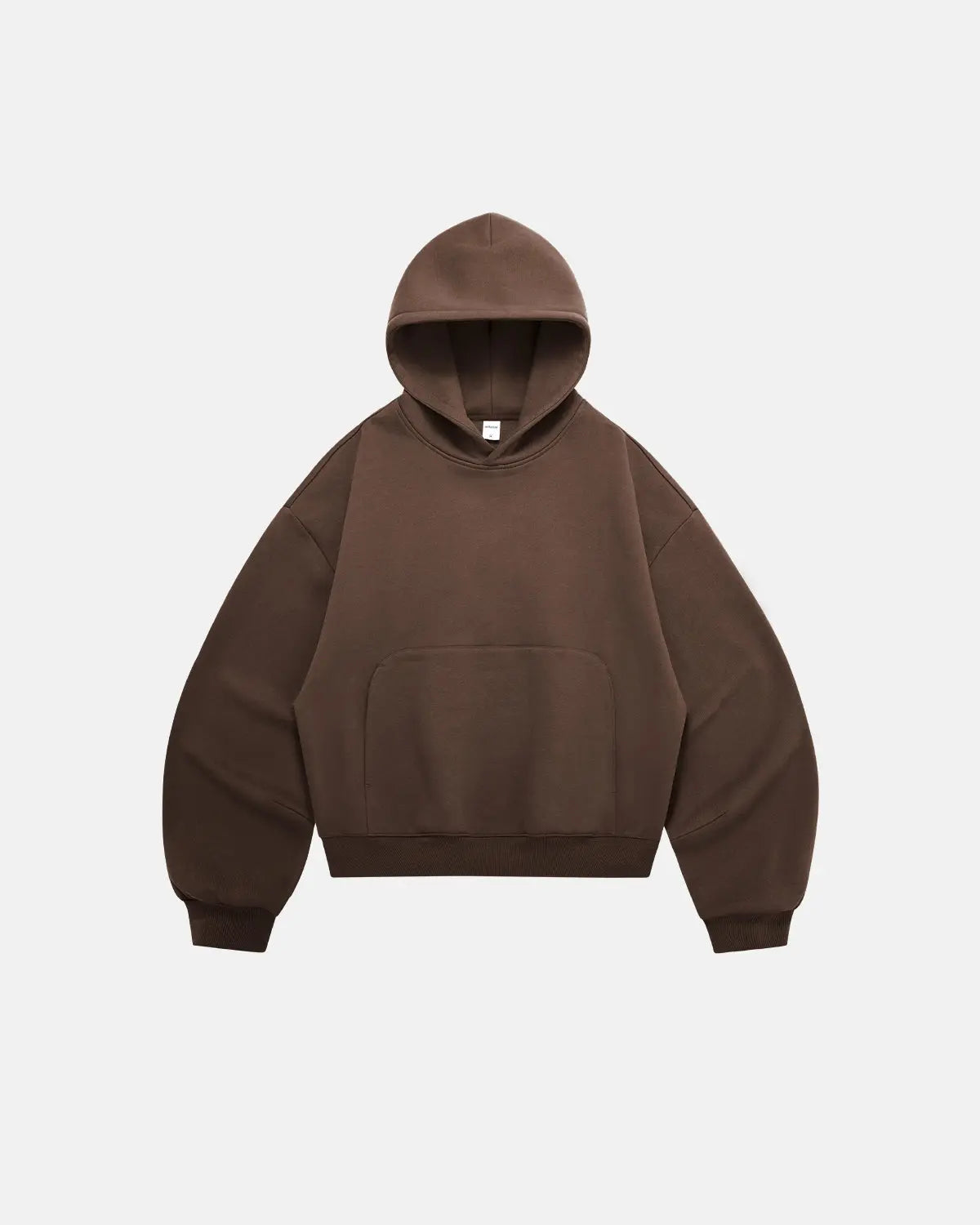 Blank Comfy Boxy Fit Hoodie by INFLATION, stylish streetwear with a relaxed fit, shown in a neutral color.