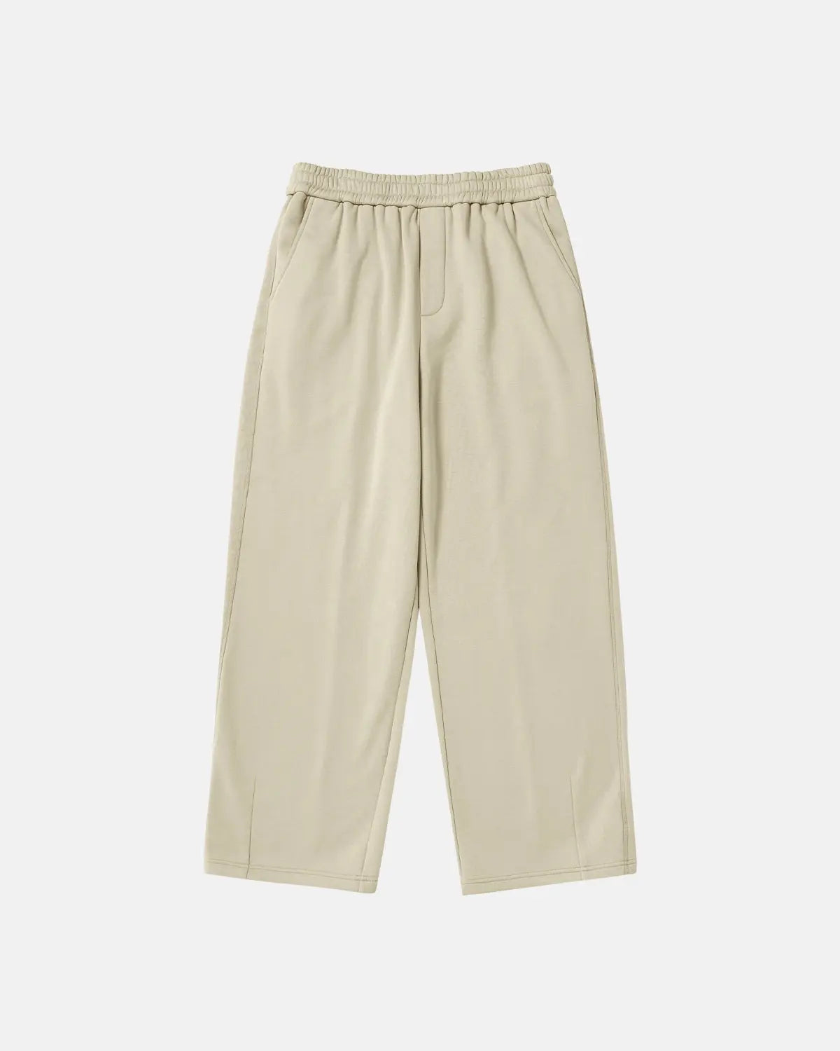 Unisex INFLATION straight-leg cozy sweatpants made of soft fabric, featuring a relaxed fit and comfortable waistband.