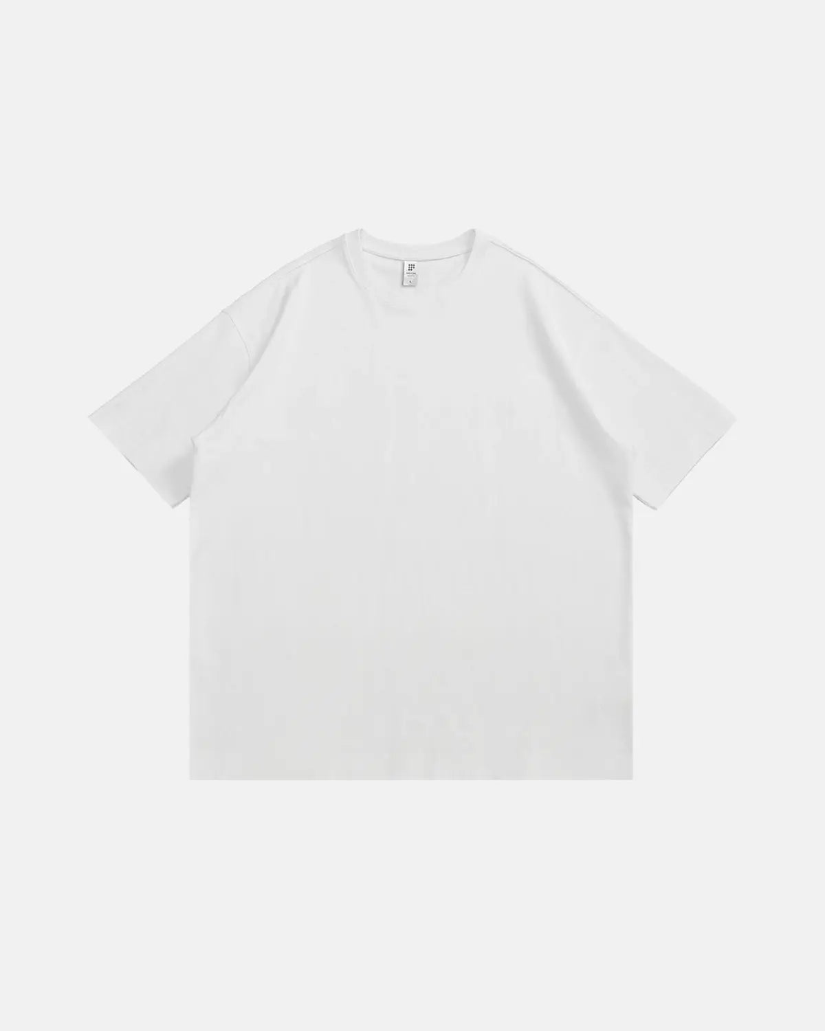 Inflation Heavyweight Cotton Oversized T-Shirt in neutral color, relaxed fit, casual streetwear style with bold branding.