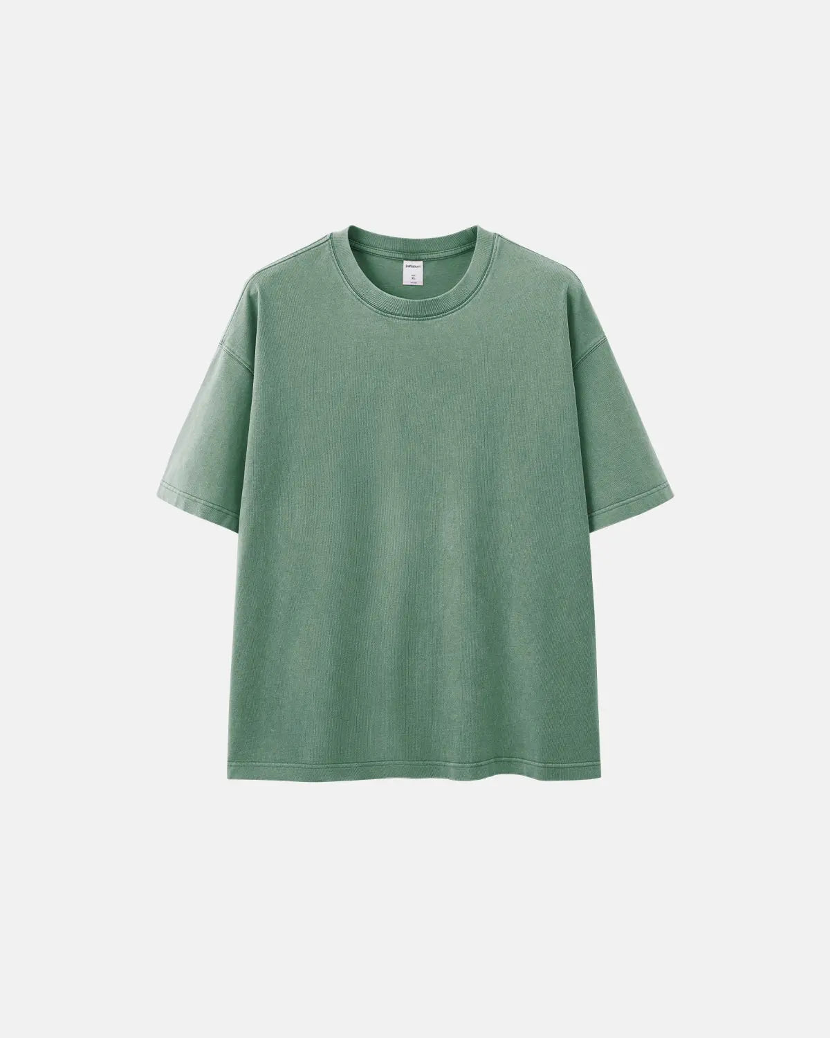 Heavyweight oversized washed T-shirt by INFLATION, showing a relaxed fit with faded print and soft, vintage-style fabric.