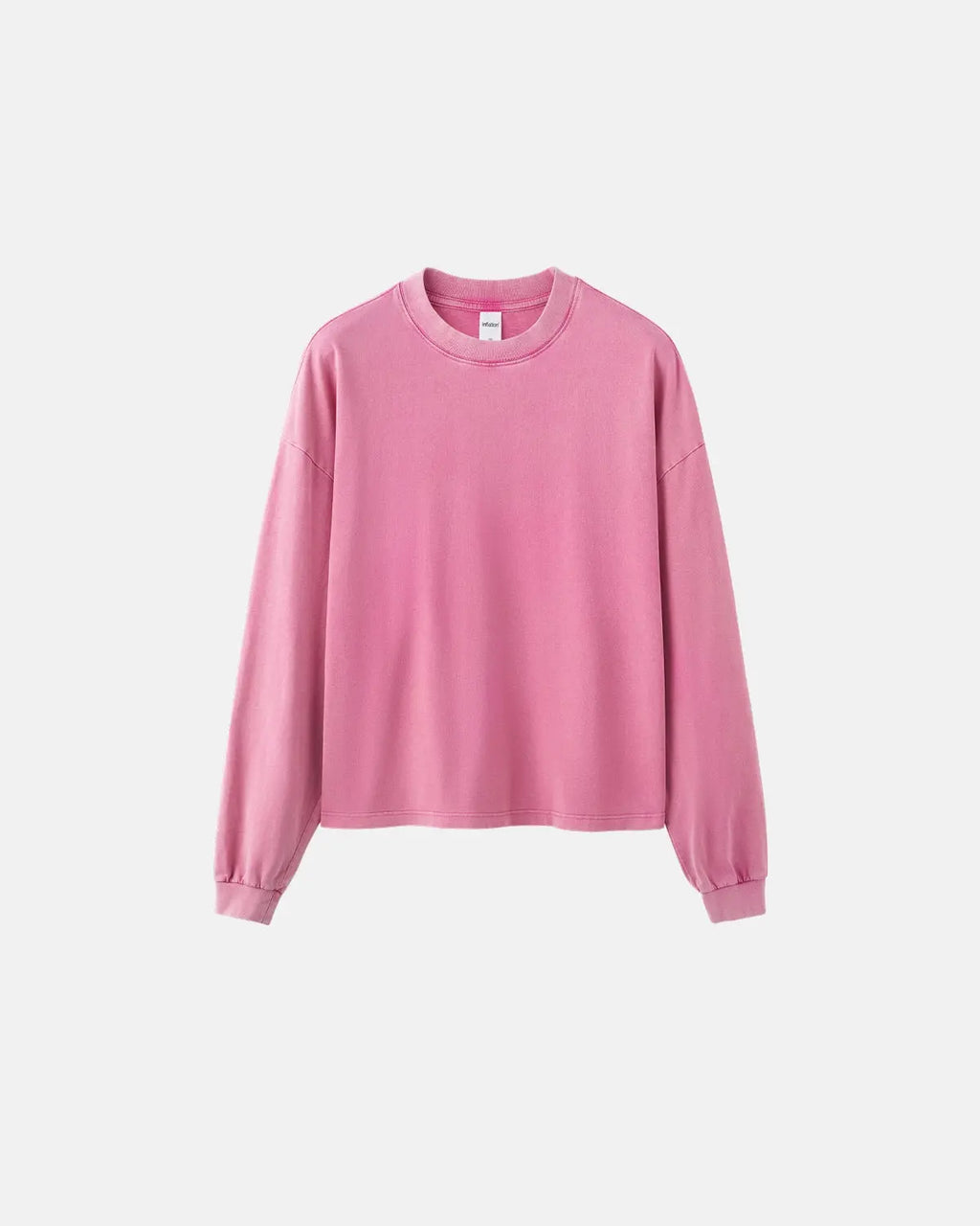 Distressed washed long sleeve tee from Inflation Streetwear, featuring a relaxed fit and vintage-inspired look.
