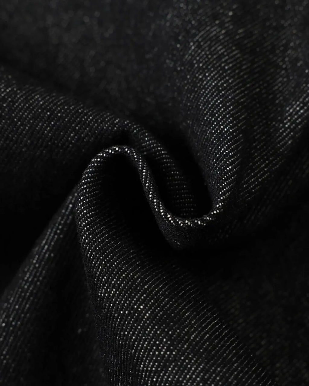 Metal toggle raw denim jacket by INFLATION featuring a classic streetwear style with metal button details and rugged denim fabric.