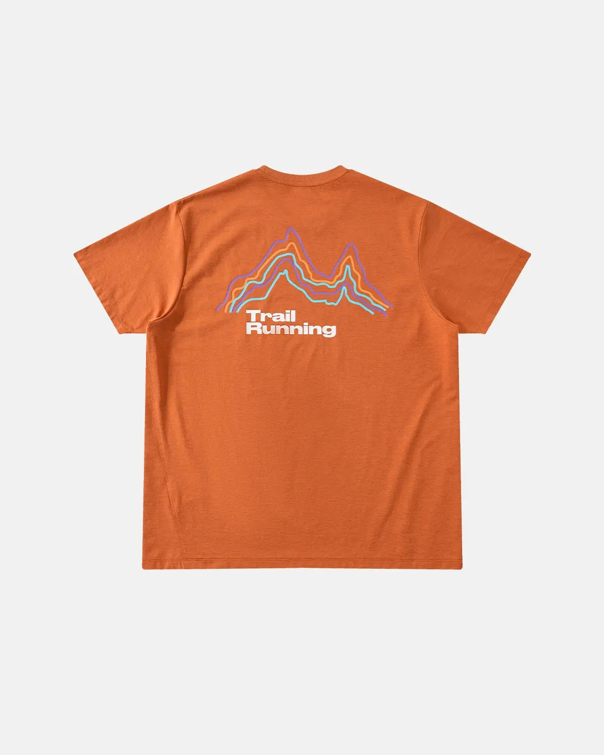 Inflation AirFlow Trail Graphic Breathable Tee featuring vibrant trail graphic design on lightweight, comfortable streetwear t-shirt.