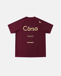 Inflation AirFlow Córsa breathable streetwear tee in black, featuring a relaxed fit and stylish design details.