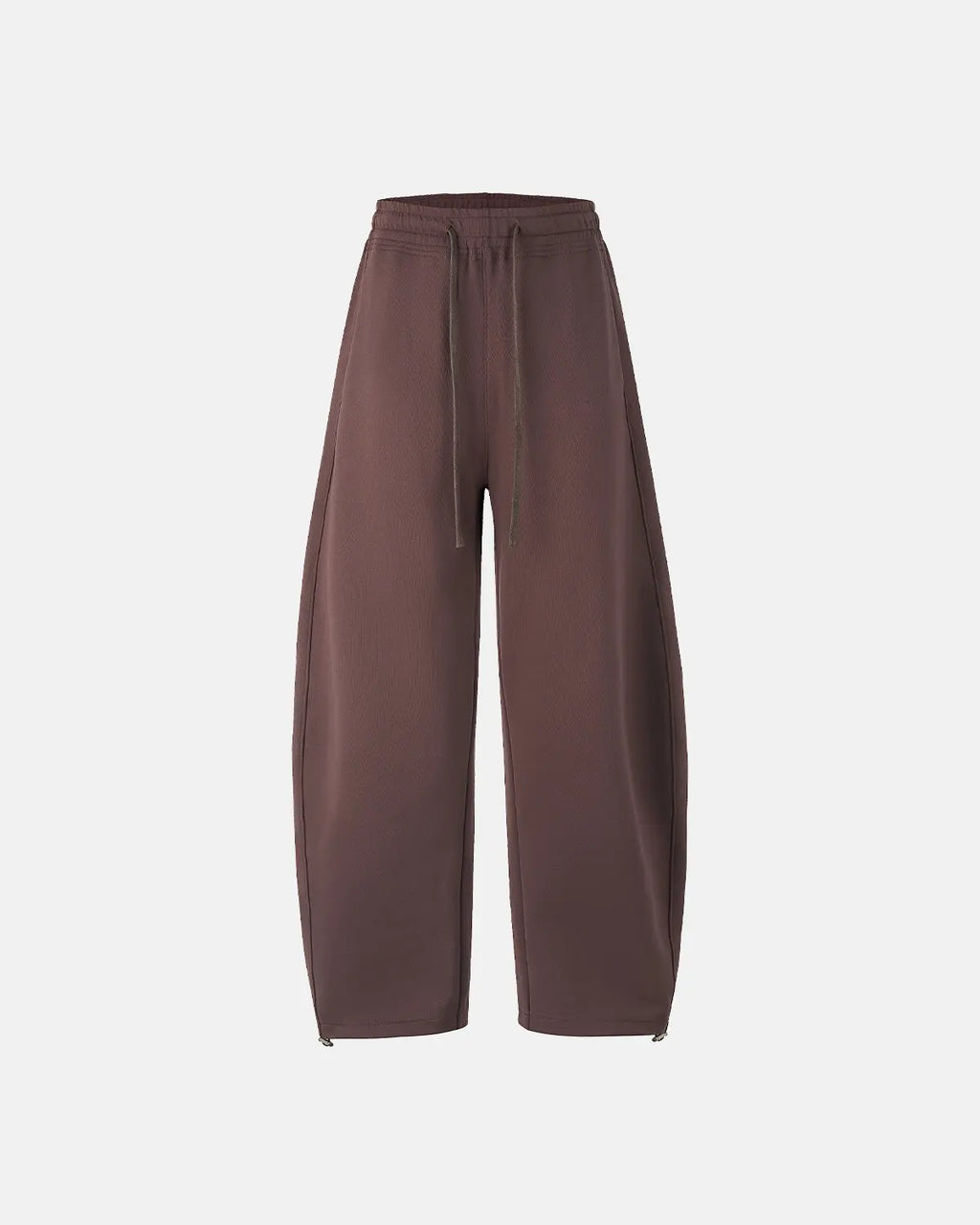 Grey baggy sweatpants from INFLATION with an oversized fit and casual style, shown laid flat on a white background.