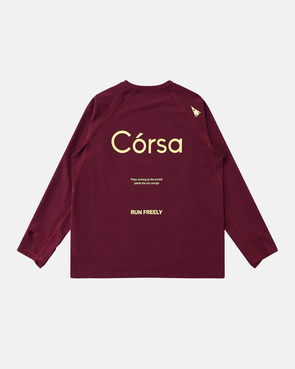 Inflation AirFlow Córsa breathable long sleeve tee in black, featuring a relaxed fit and stylish streetwear design.