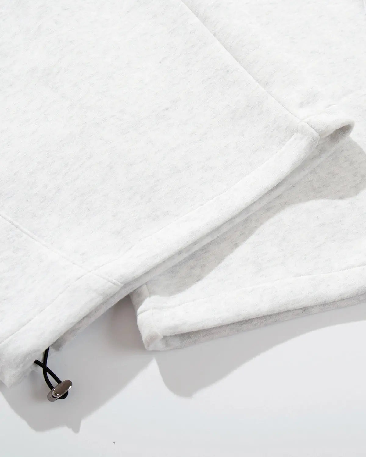 Inflation Streetwear layered waist baggy wide-leg sweatpants with relaxed fit and drawstring waist, shown in a stylish casual look.