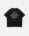 Cotton T-shirt from Inflation Streetwear with "Money on the Way" graphic design in black and white, casual streetwear style.
