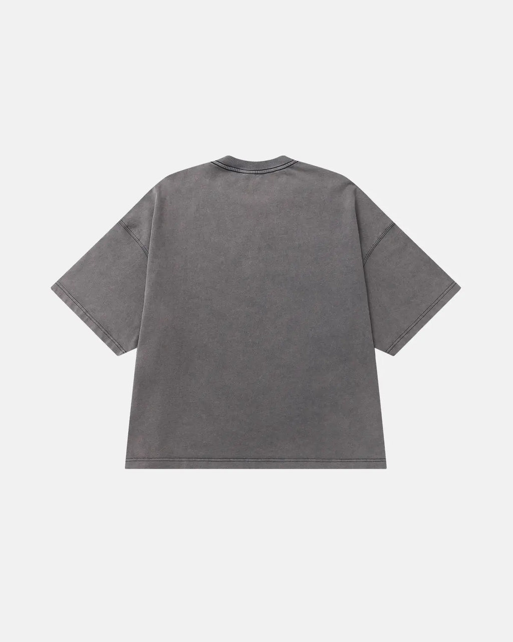 Boxy script graphic washed T-shirt by INFLATION, featuring a casual fit and streetwear style with a washed fabric look.