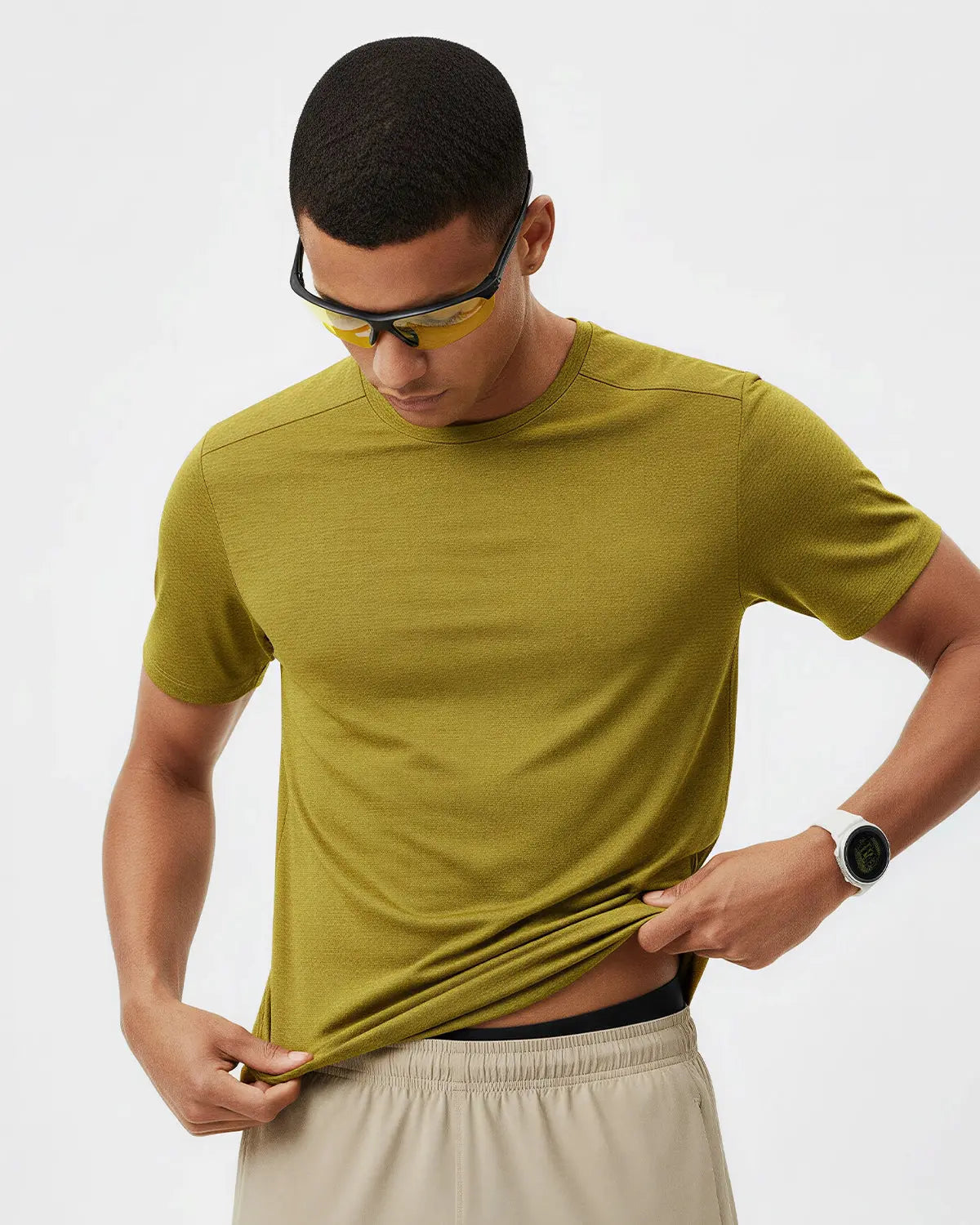 INFLATION AirFlow Rudolf breathable tee with Inflation Techlation fabric, showcasing its lightweight, comfortable fit and detailed design.