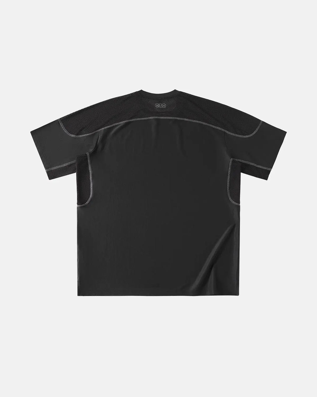 Inflation AirFlow Contrast Panel Breathable Tee featuring lightweight fabric and stylish streetwear design with contrasting panels.