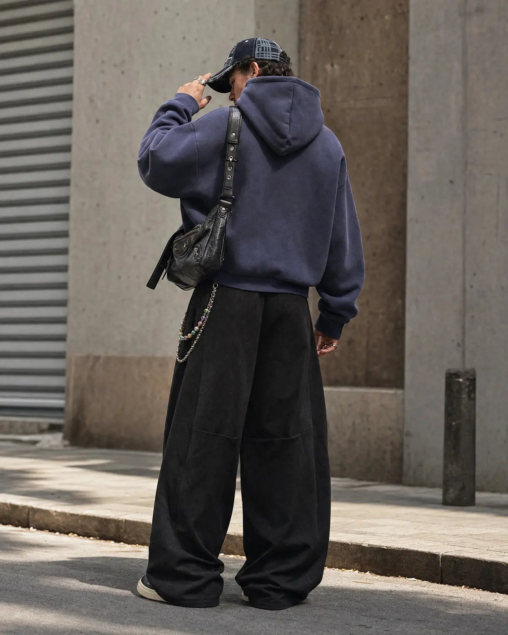 Blank comfy boxy fit hoodie by INFLATION, casual streetwear hoodie with a relaxed fit and soft fabric, shown in a neutral color.