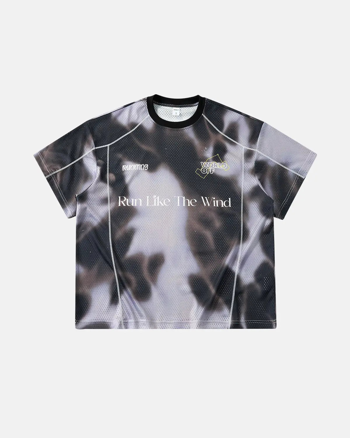 Inflation Streetwear breathable mesh digital printing jersey with colorful graphic design and lightweight, comfortable fabric.