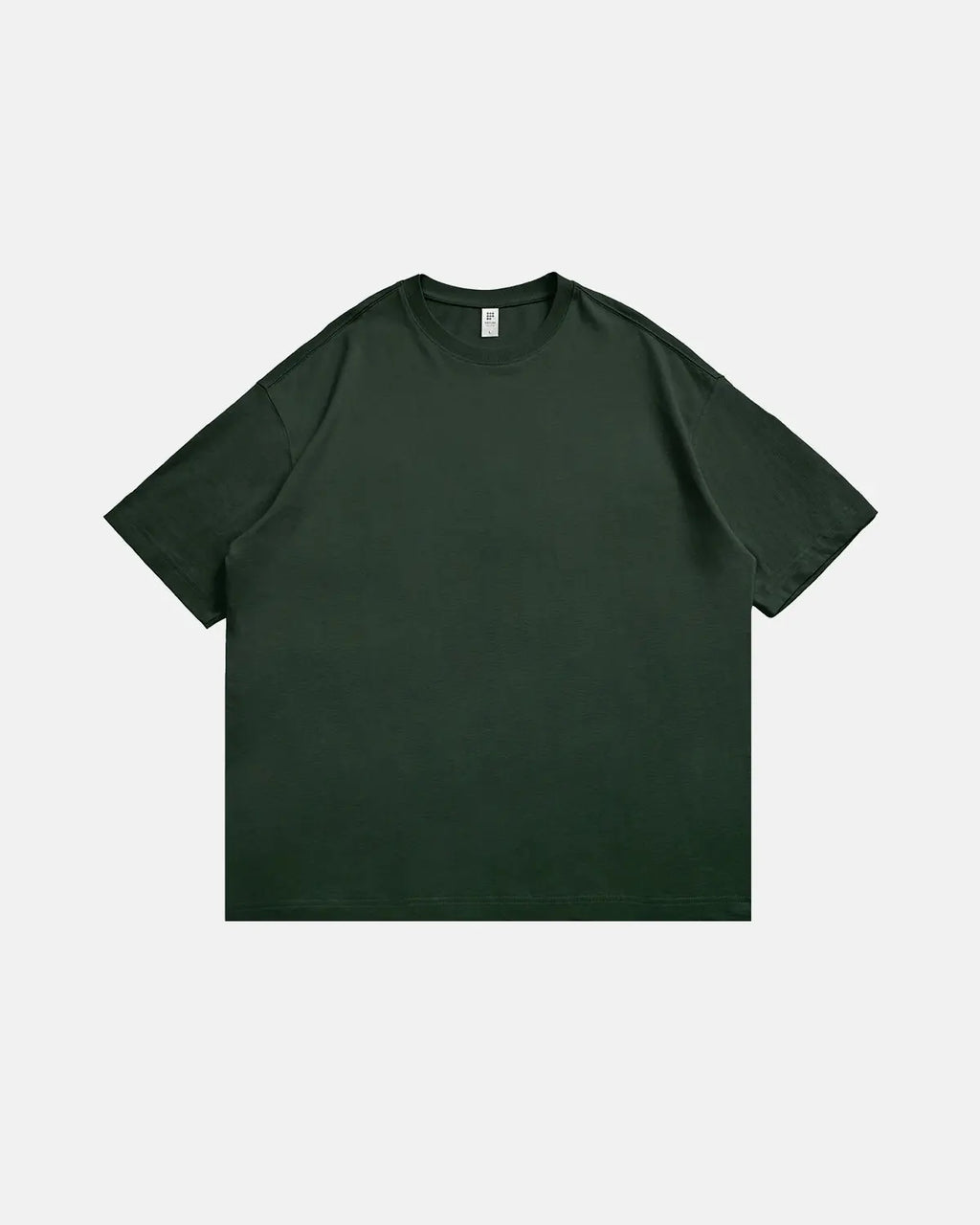 Inflation Heavyweight Cotton Oversized T-Shirt in neutral color, relaxed fit, and streetwear style, displayed on a plain background.