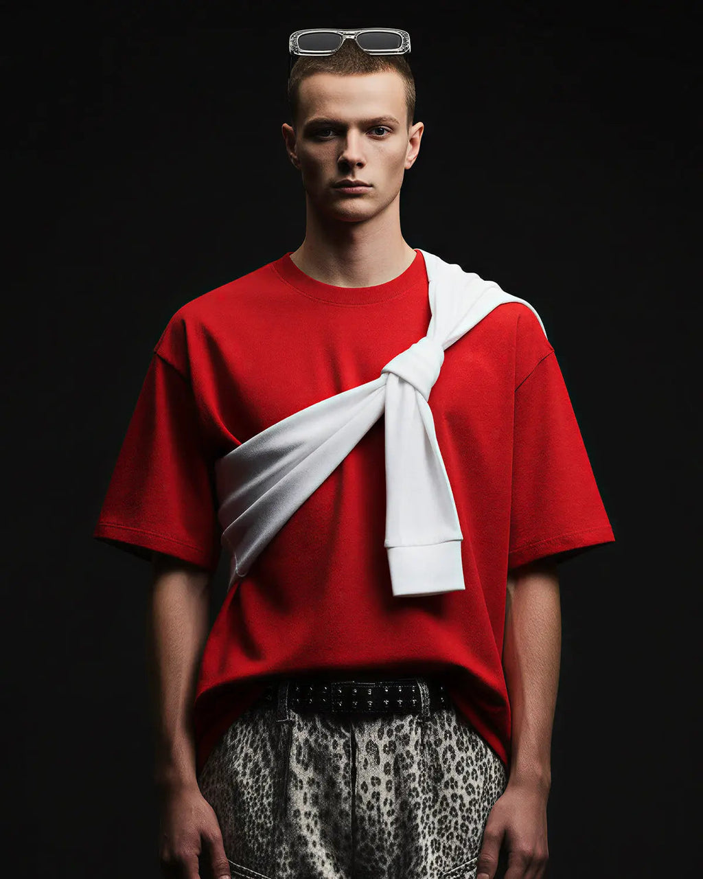 Inflation Streetwear Sorona Stretch Cooling Fruit T-Shirt featuring vibrant fruit graphic on soft, breathable fabric.