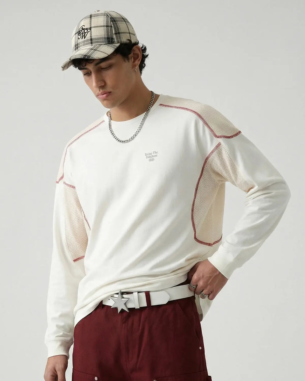INFLATION AirFlow Reflective Cooling Long Sleeve Tee with breathable fabric and reflective accents, designed for streetwear and active wear.