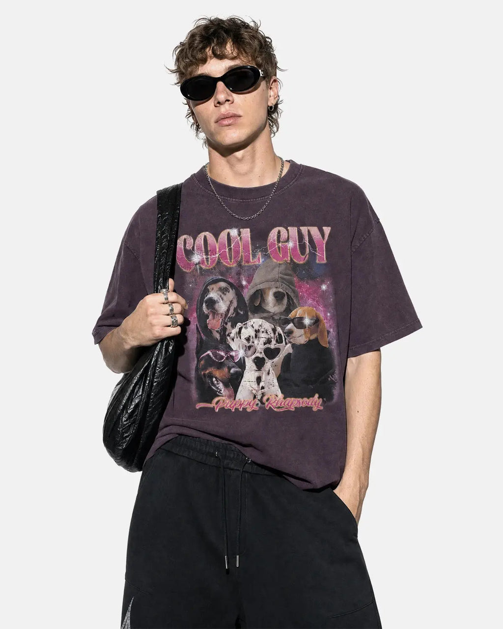 Graphic Washed T-Shirt by INFLATION featuring a stylish streetwear design in soft, faded fabric with bold printed graphics.